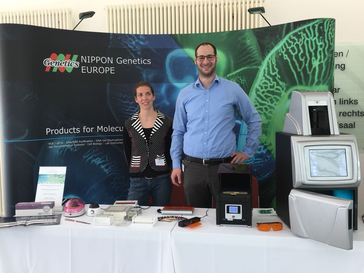 Nippon_Genetics's tweet image. Nippon Genetics Europe

 is now at the Conference of the ASSOCIATION for GENERAL and #APPLIED #MICROBIOLOGY in Wolfsburg, Germany. 

Visit our booth 22 and get some great insight about our unique #BlueGreenLED technology and our fancy #UltraCycler. 

#Nippon #Genetics #Europe