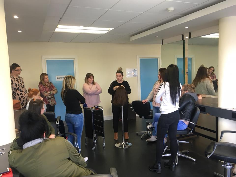 <a href="/PYDPlimavady/">PYDP Limavady</a> participants taking part in week 2 of their hair braiding qualification today <a href="/RoeValleyResAss/">Roe Valley Residents</a> <a href="/FundforIreland/">The International Fund for Ireland</a> @RDC_NI