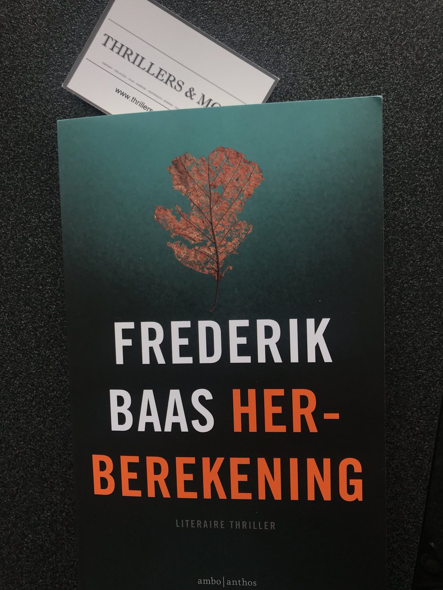 Vikeda's tweet photo. Na het boek ‘dagboek uit de rivier’ is het nu tijd voor #herberekening ik moet nog 60blz maar wat is het toch weer een geweldig boek van #FrederikBaas @janmersbergen @amboanthos @ThrillersNMore https://t.co/ePF5JnyAZI