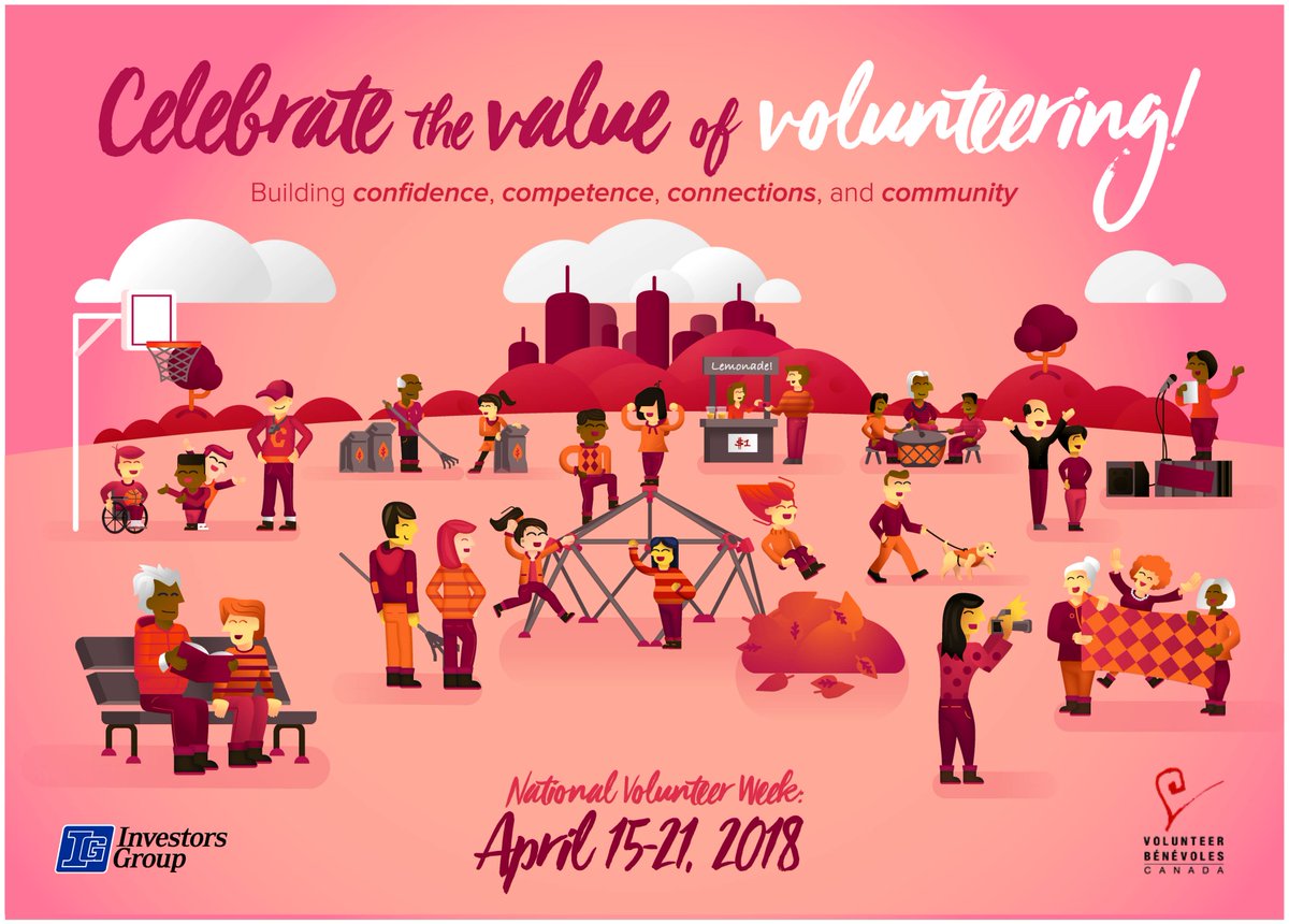 KinCanada's tweet photo. It's #NationalVolunteerWeek2018! Thank you to the 12.7 million volunteers across Canada who give their time to make a difference! We are especially grateful to our #KinCanada members across Canada who work so hard to serve their community's greatest need!#NVW2018 #GiveBackHaveFun https://t.co/CrWZZoJHiJ