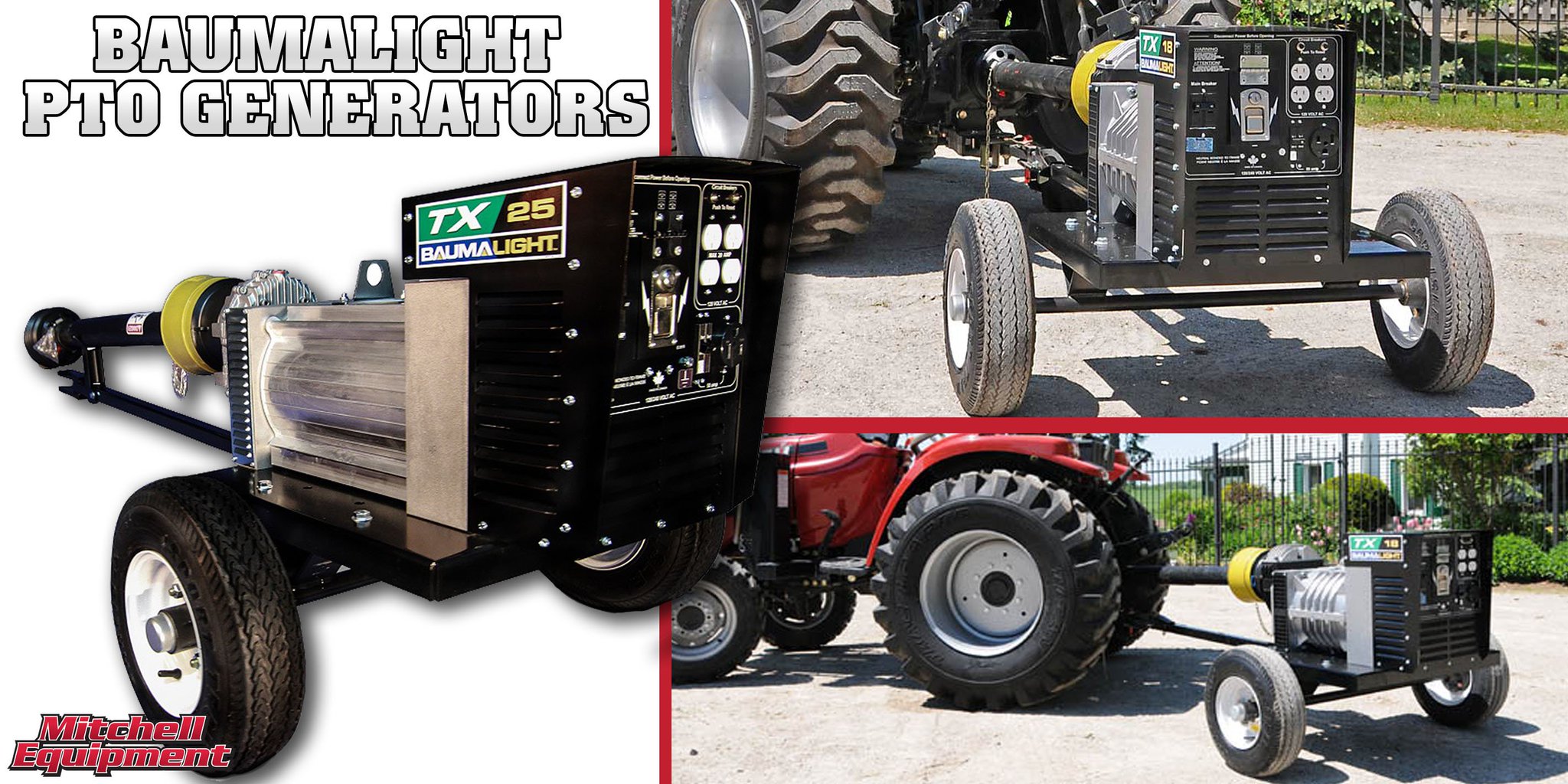 Mitchell Equipment on Twitter "Baumalight PTO Generators For Sale TX18