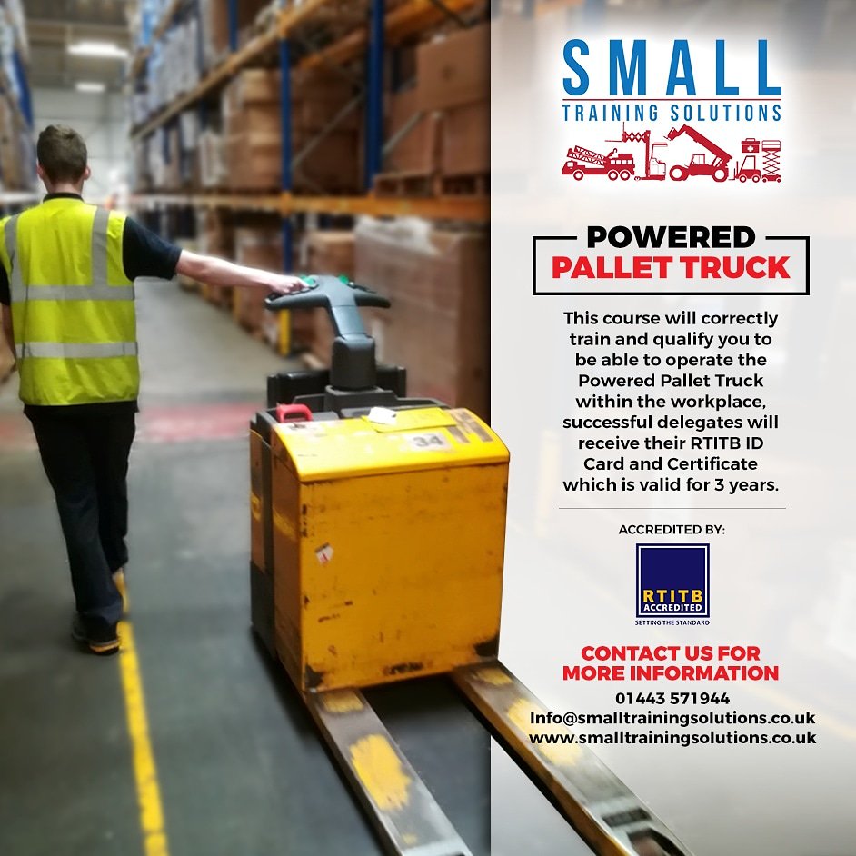 SmallTraining1's tweet photo. Are you staff correctly trained in the use of the powered pallet truck?

Our @rtitb accredited course will qualify your staff in the safe and efficient use of the machine, you will also be compliant as an employer/supervisor or manager

#smalltraining #rtitb #ppt #training https://t.co/6nSs5pNeVd