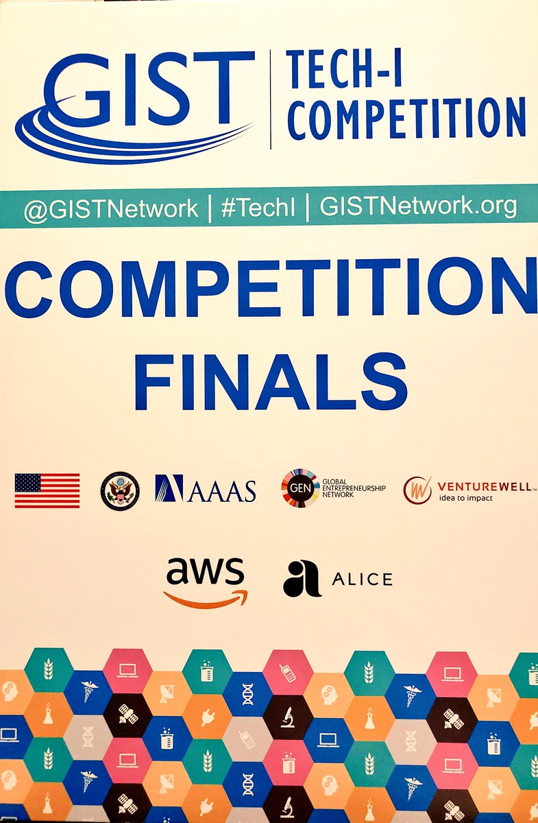 HelloAlice's tweet photo. Check out the global #entrepreneurs competing for @GISTNetwork Tech I at #GEC18IST @herground @artourqld @ghoorni @ZeroPollution @techteb @writersdotng Thanks @venturewell @AWSstartups @awscloud @KauffmanFDN @rainforestbook @GECGlobal #TechI @ElizabethGore @aaas @StateDept https://t.co/jxUta3lrhz