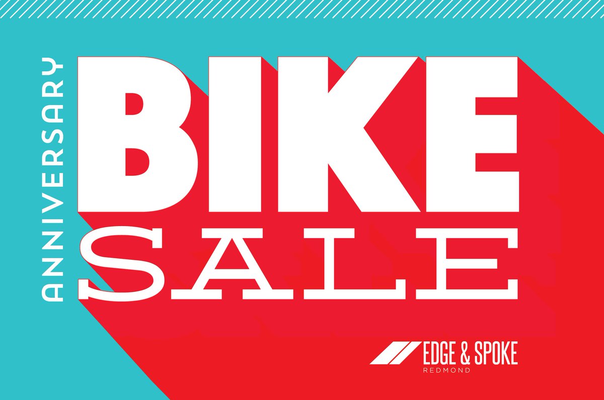 It's the final week of our Spring Bike Sale! Now's the time to stock up on all the gear you need for the season. Visit edgeandspoke.com/sale for all the details.

#edgeandspoke #bikesale #springsale #shoplocal #ridelocal #redmondwa