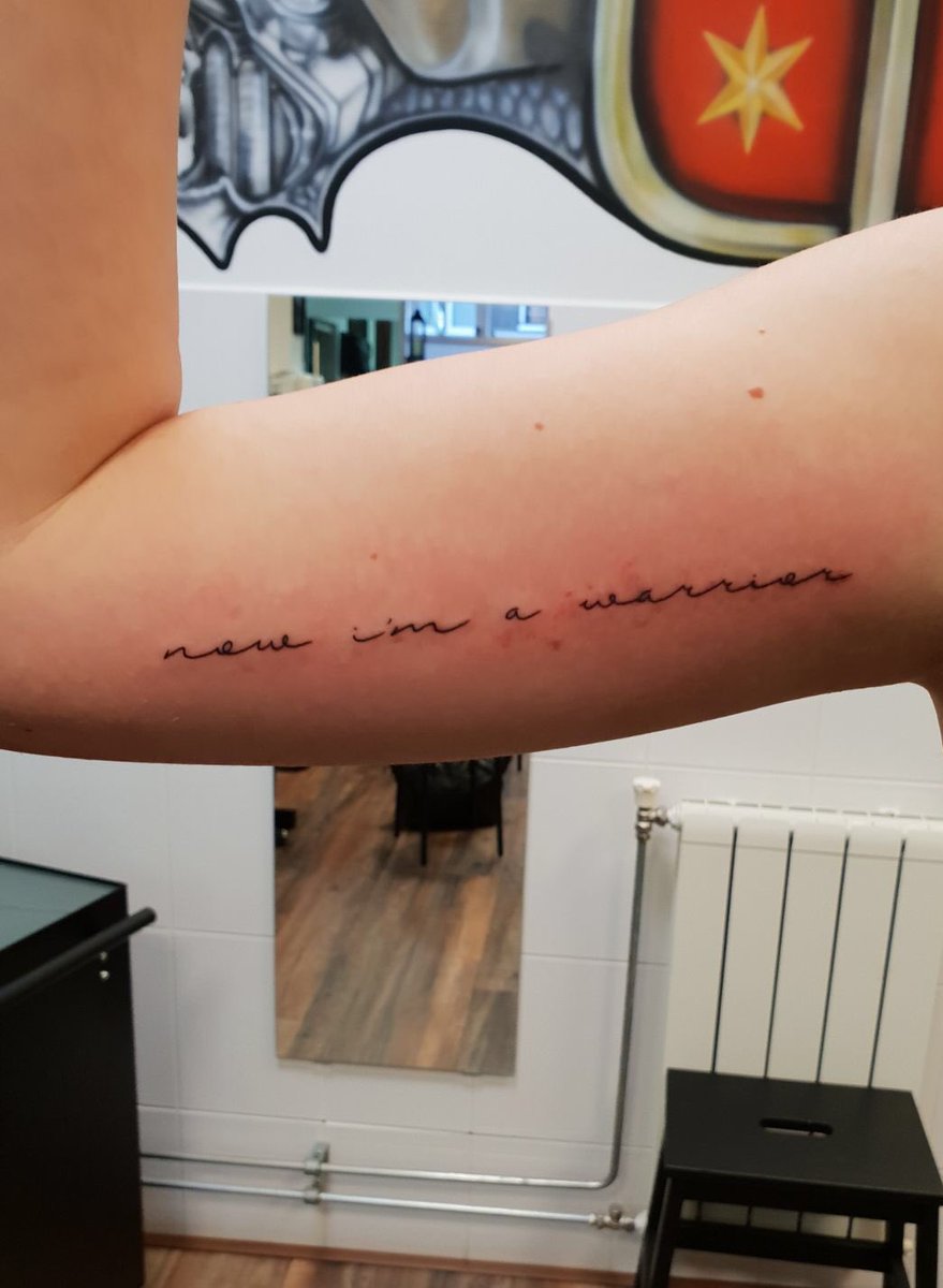 beatricedemi's tweet photo. @sugarsugarxo i just watched your video and i wanted to show you my demi related tattoo that i got a week ago! this is a photo of right after it’s done tho, still healing a bit. (and yes i bruised hahahah) https://t.co/ytmVcD85ox