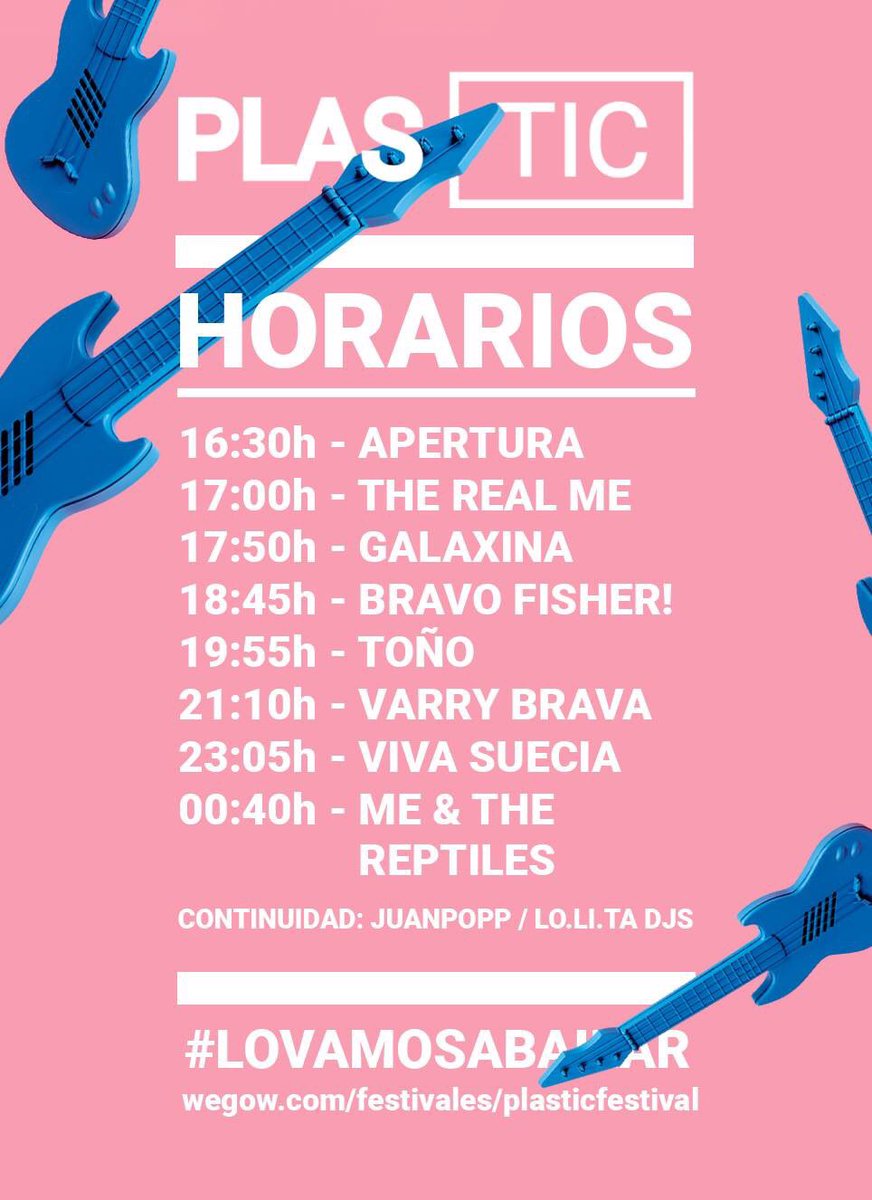 ⏰⏰⏰TIC TAC TIC TAC…⏰⏰⏰
Ya sabemos exactamente cuando #lovamosabailar con cada uno de los grupazos de nuestro cartel.
Os esperamos a todos el próximo sábado 21 de abril desde las 16:30h para pasar una pedazo de tarde primaveral en El Ejido. 💃🏼💃🏼🦖🦖