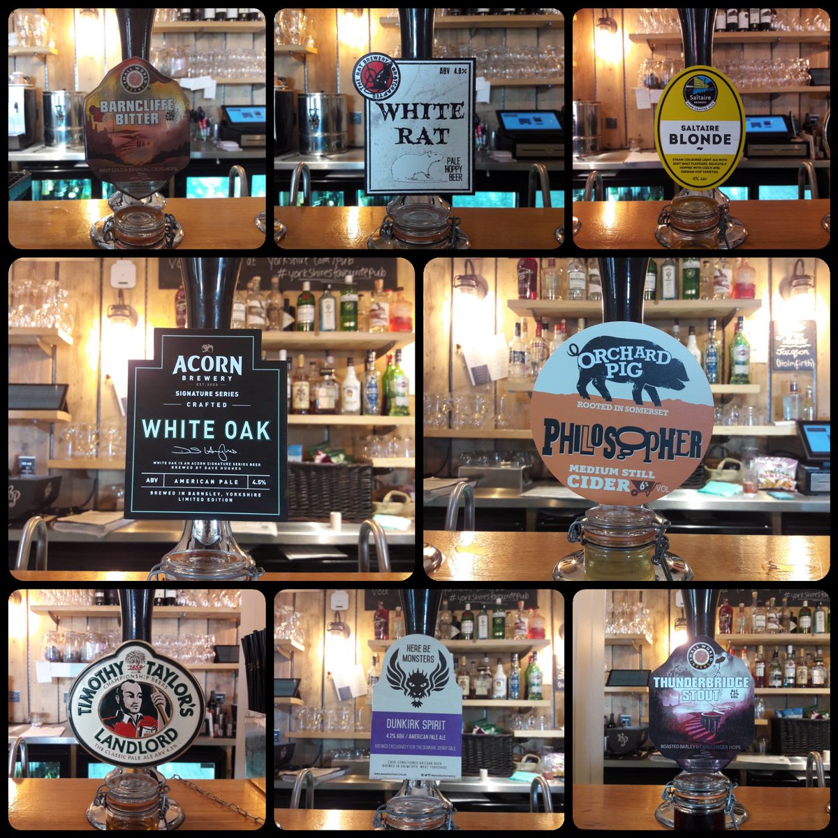 TheDunkirk1's tweet photo. Today's handpull line-up, including a welcome return of @Orchardpig Philosopher and today's #CaskOfTheDay @AcornBrewery White Oak! https://t.co/HqQENCXltE