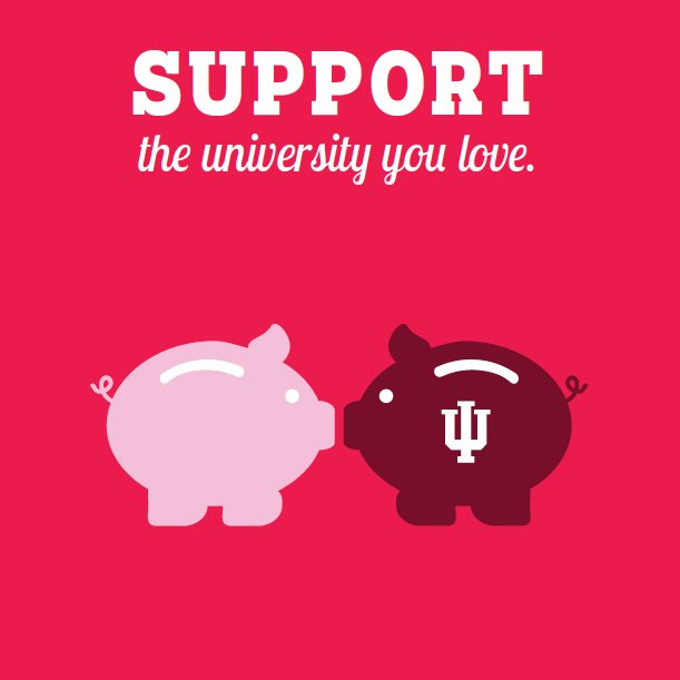 IUFoundation's tweet photo. ⚪🔴 THIS IS NOT A DRILL! ⚪🔴 This Wednesday, we share, wear, enjoy, and support the university we love for 24 hours straight. Use #IUday to join the worldwide celebration! Official headquarters at https://t.co/Zk3vgcpZ0B https://t.co/LtouVpDWL0