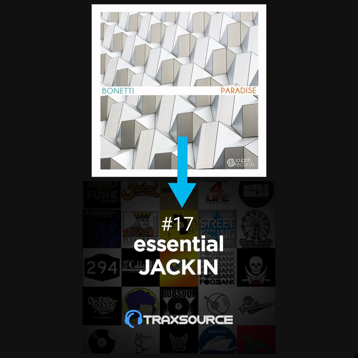 <a href="/traxsource/">Traxsource</a> includes today my track 'Paradise' released on <a href="/soulgrabrecords/">Soulgrab Records</a> in his 'Jackin Essentials' chart. [#17]

Both tracks of this release are in the Top 100 Jackin House list. 

Grab your copy here: traxsource.com/title/948149/p…