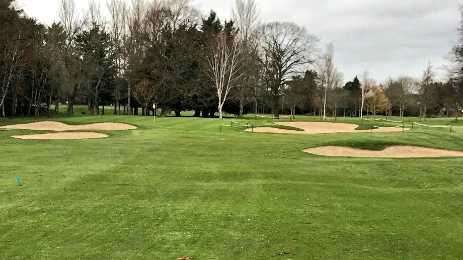 Last 3 bunkers of a full course remodel totalling 71 bunkers <a href="/Castlegolfclub/">CASTLE GOLF CLUB</a> now being cored and getting #SportBond liner &amp; new sand, despite the woeful weather all bunkers will be back in play a few weeks ahead of schedule, thanks to Paul (Fitzer) &amp; Crew for all the help 👍⛳