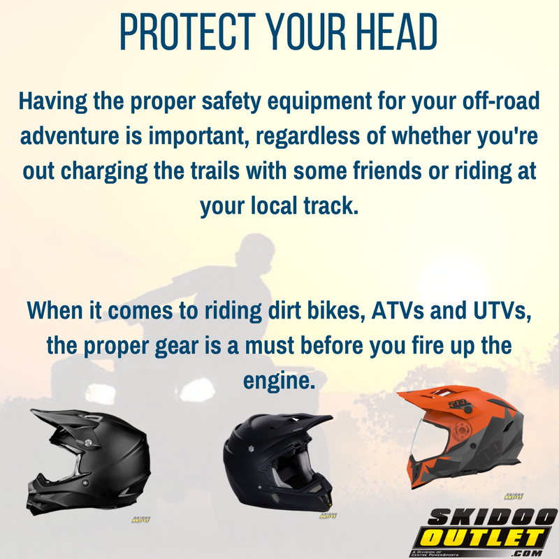 SkiDooOutlet's tweet photo. Having the proper #safety #ridinggear for your #offroad adventure is important, regardless of whether you're out charging the #trails with some friends or riding at your local track. https://t.co/XJMPVbGclJ