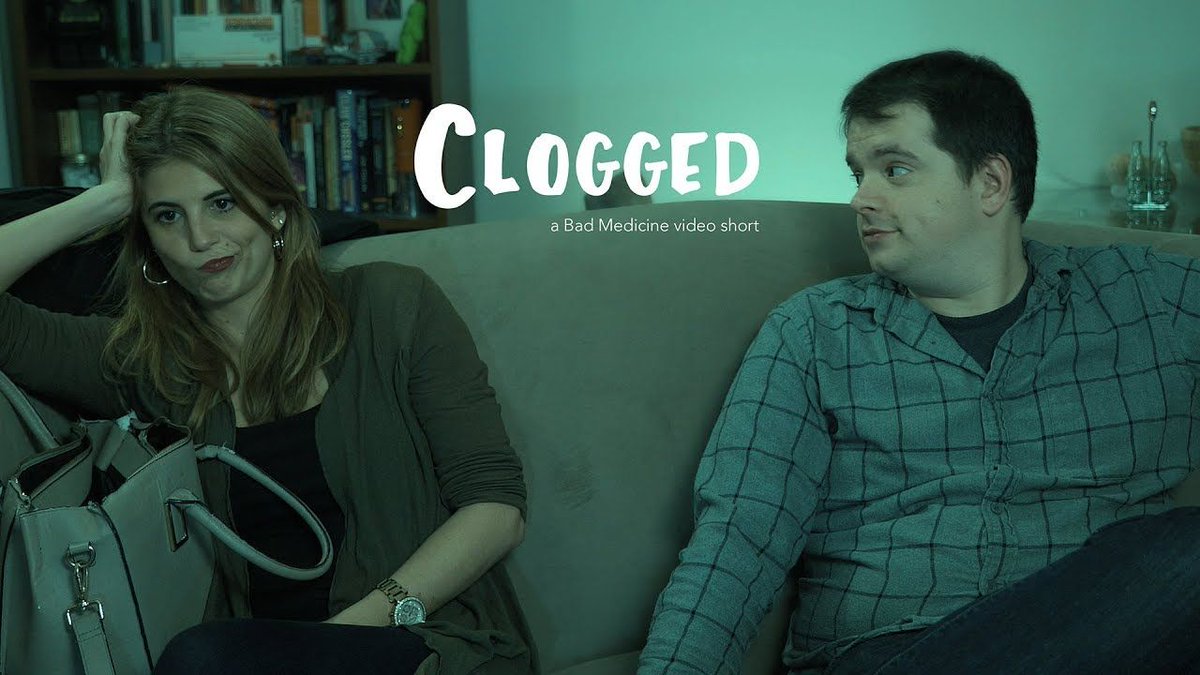 Check out "Clogged" our new video short starring @kellyamedia and <a href="/iamandyweld/">Andy Weld</a>! youtu.be/4NihuOtmwXk #dating #relationships