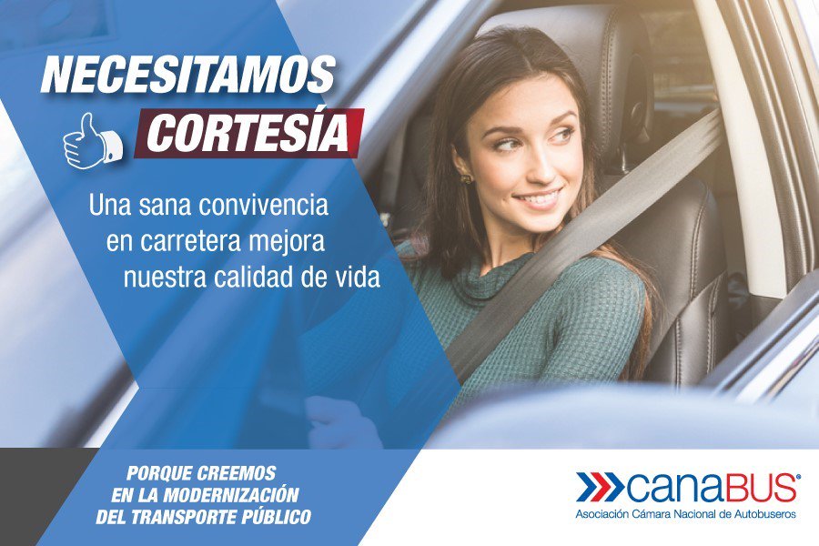 CanabusOficial's tweet photo. Necesitamos cortesía. Seamos amables con otros conductores y demás personas en carretera, es por el bienestar de todos. https://t.co/RzNMU9QUYl