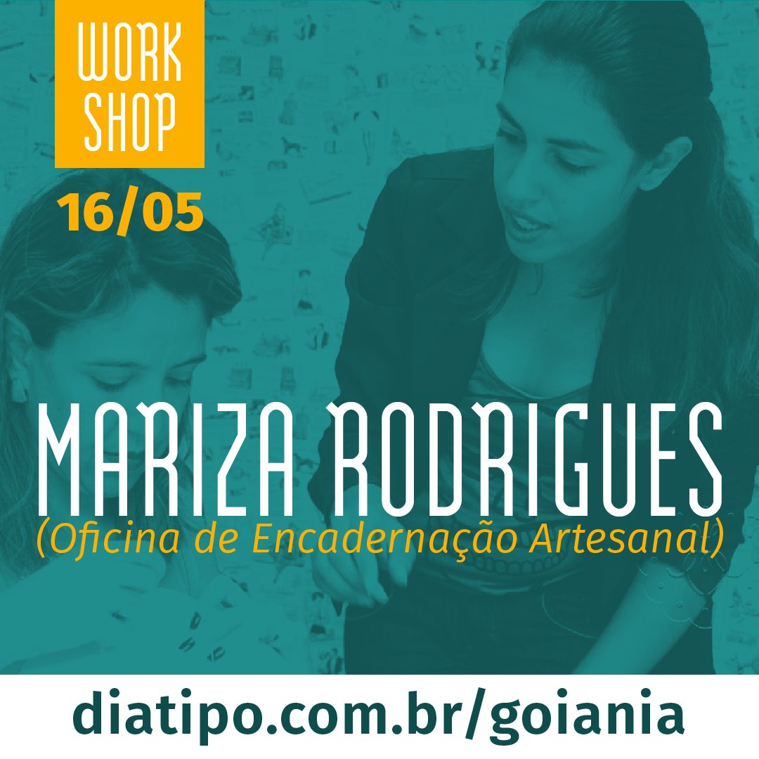 DiatipoGyn's tweet photo. WORKSHOP: ENCADERNAÇÃO ARTESANAL
com Mariza Rodrigues 
Dia: 16/05 - Quarta-Feira
Local: PUC - área 3
Horário: 14h as 18h .
Ingressos aqui: https://t.co/qJO4OjdgJA
Programação https://t.co/hk2QOlGtIN 

#diatipogoiania #diatipogyn #bienaltiposlatinos #bienaltl #bienaltlgyn #sketch https://t.co/4E8NLlD4op