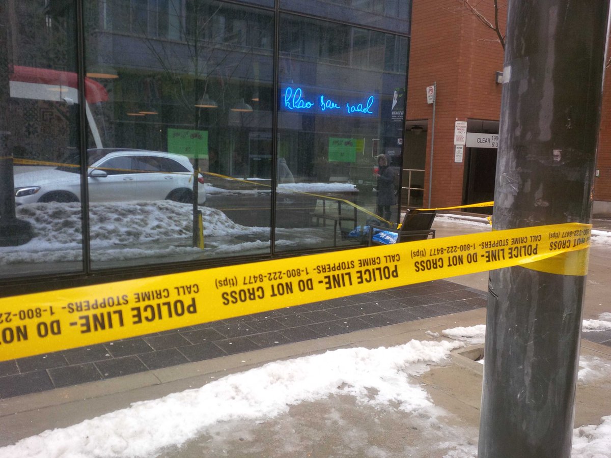 Still open...(just beware of falling ice)...use the backdoor :P