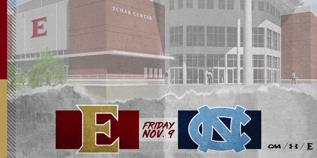 Exciting news for @elonphoenix today, as @ElonMensHoops kicks off the 2018-19 season against the UNC Tar Heels on Nov. 9 in the new Schar Center. Ticket details and more: elon.edu/E-Net/Article/…
