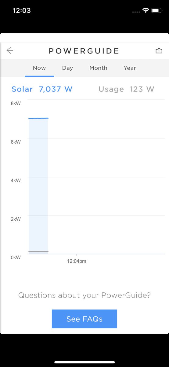 ekimsinnigcm's tweet image. @Tesla @solarcity @elonmusk please keep the #PowerGuide live feed available when everything is finally transferred over to the #Tesla app.