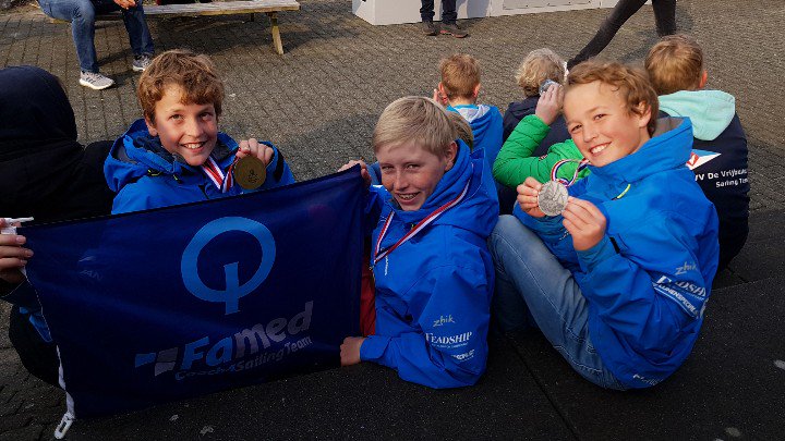 Op de United4Sailing Medemblik weer 3 prijzen voor FamedCoach4SailingTeam-leden tijdens de Optimist Selectiewedstrijden voor WK en EK!!