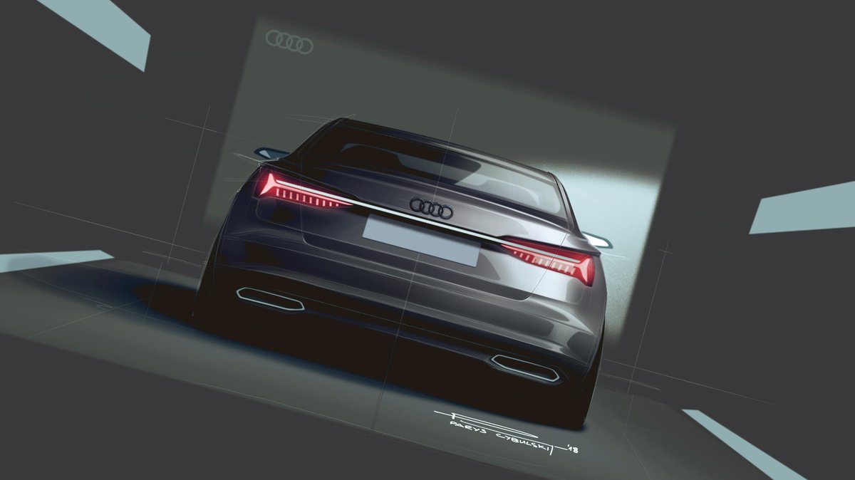 AudiOfficial's tweet photo. The first stages of the #NewA6: design sketches. #AudiA6 https://t.co/KjGJbPUOl2