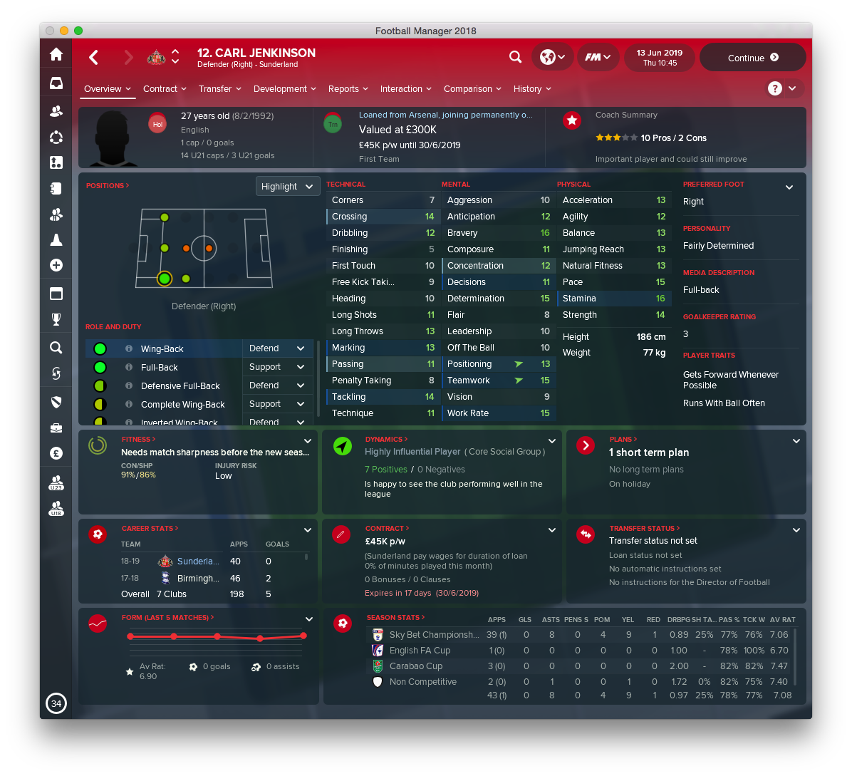 FM__GP's tweet image. 📋 INCOMING: 

Also pleased to confirm the loan extension of Jeremie Boga who is just getting better all the time, and the permanent signing of Carl Jenkinson on a free transfer who did a great job for us last year. #SAFC