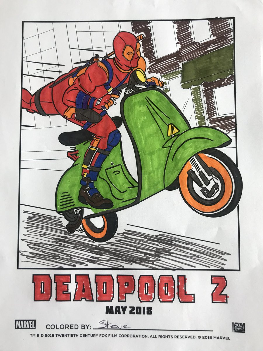 superstevehood's tweet photo. Here you go @deadpoolmovie @Marvel @VancityReynolds #deadpoolcore https://t.co/jbmWMomnw4