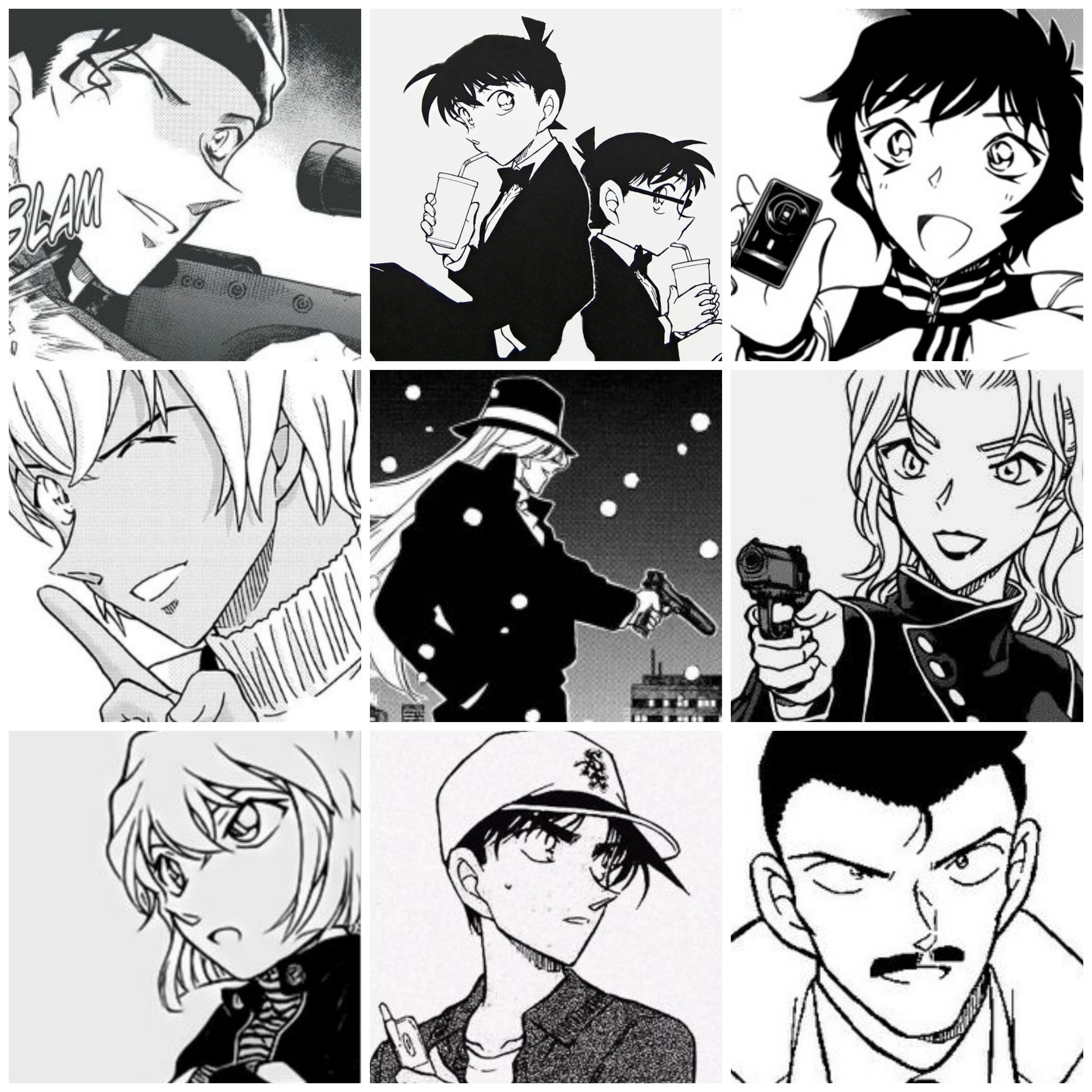 Detective on sale conan characters