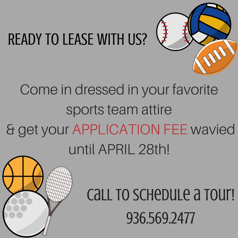Cali_Nac's tweet photo. Come in reppin' your favorite team..⚽⚾🏀🏐🏈🎾 
&amp; get your APP FEE WAIVED! We hope to see you soon!

936.569.2477 https://t.co/BJOLpM2rFT https://t.co/gPzYoPDTzj