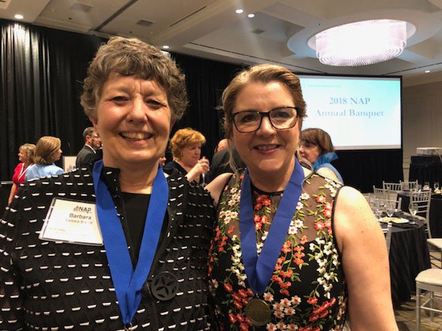 nexusipe's tweet photo. Congratulations to the National Center's @BarbaraFBrandt for induction into @NAPractice as honorary member! #NAPForum2018 https://t.co/AbOeo9SEN3