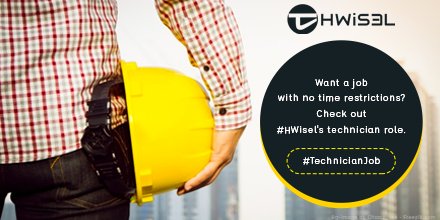 Hwiselinfo's tweet photo. Want a job with no time restrictions? Check out #HWisel's technician role. https://t.co/oifocUeE8b #TechnicianJob https://t.co/2ZwZClvDMv
