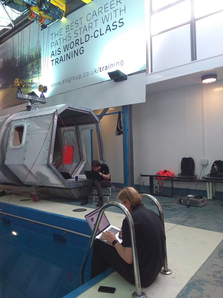 Just getting our day started at <a href="/aistraining/">AIS Training</a>, validating a major software upgrade on our BEM. #MondayMotivation  #oceandiscovered