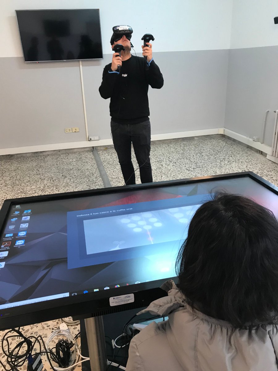 fabiods_it's tweet photo. GAM LAB Large Scale Pilot has been launched today in Salerno. 74 learners from 2 Institutes will be involved in a 1,5 month testing program learning Spatial Geometry, Ceramics cultures &amp; production, Fab Lab 3D printing and Chemistry, through innovative technologies/methodologies https://t.co/LTjTNSFogR