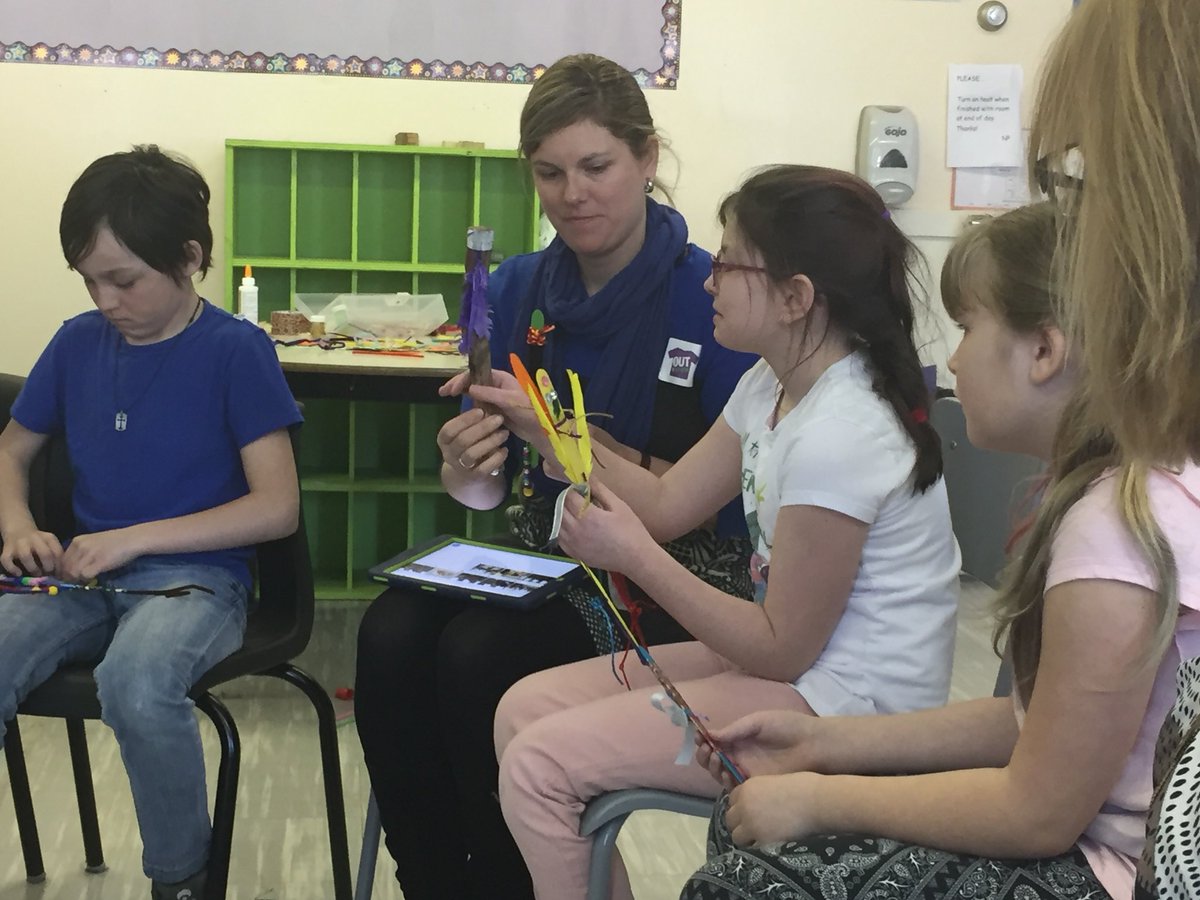 pasadenaelem's tweet photo. Mrs LaVallee’s Grade 3s and Ms Brake’s Grade 4s practice empathy and active listening as they make and use Talking Sticks! Thanks Marcie Jenkins for sharing your passion at Pasadena Elementary today! #peacerules #proudteacher #studentempathy https://t.co/EtcG53qs1m