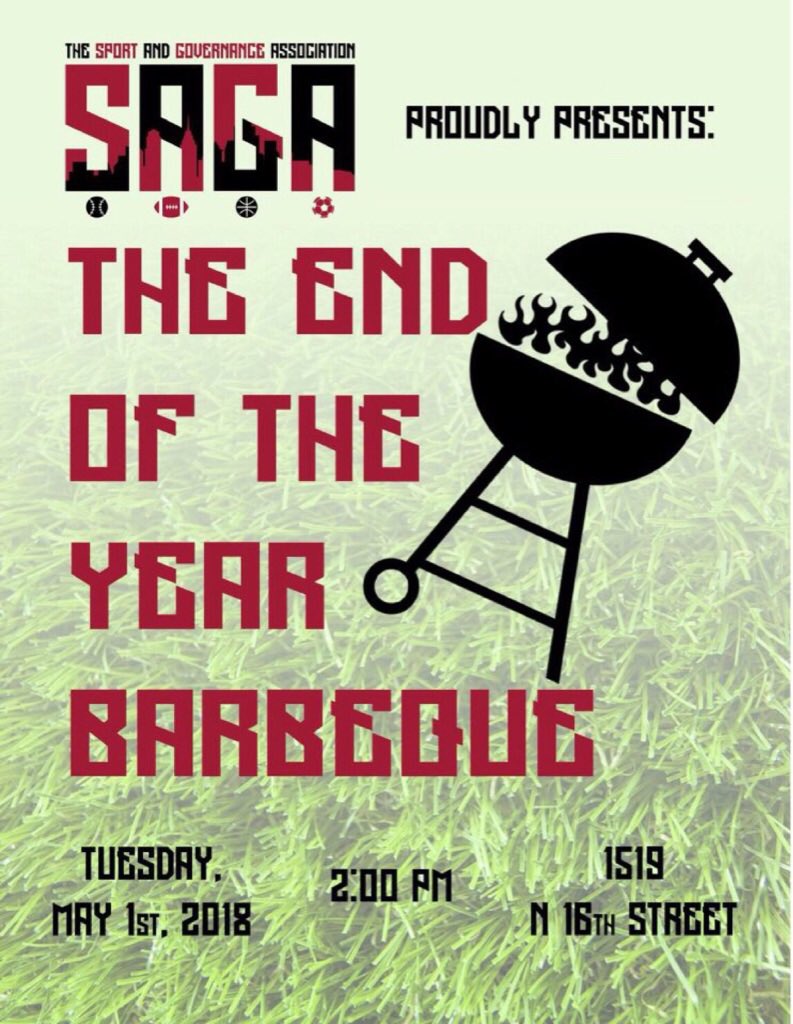 SAGA_Temple's tweet photo. Come out to our final get together of the semester on May 1st! Free food and drink plus it’s a great opportunity to meet your fellow SAGA members as well as the eboard members! Hope to see you all there! https://t.co/5d0iTlsA3h