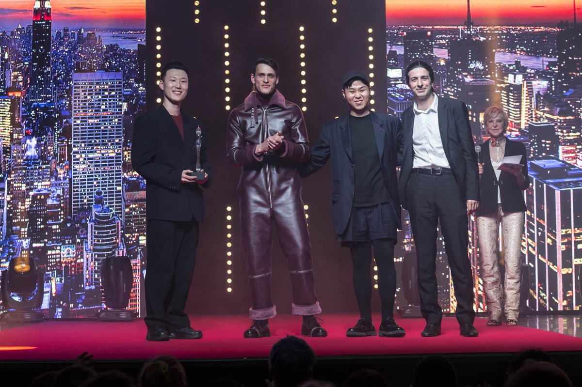 MesseFrankfurtF's tweet photo. Congratulations to the awarded designers of @festival_mode 🏆:

Dario Briegmann, Germany, #TexworldParis women's prize
Hosik Yoo &amp; Soohyun Park, Korea, #ApparelSourcingParis men's prize
Grégoire Willerval, France, @AvantexParis prize
@armine_ohan, Armenia, favorite prize https://t.co/1rmCwUJ0EN