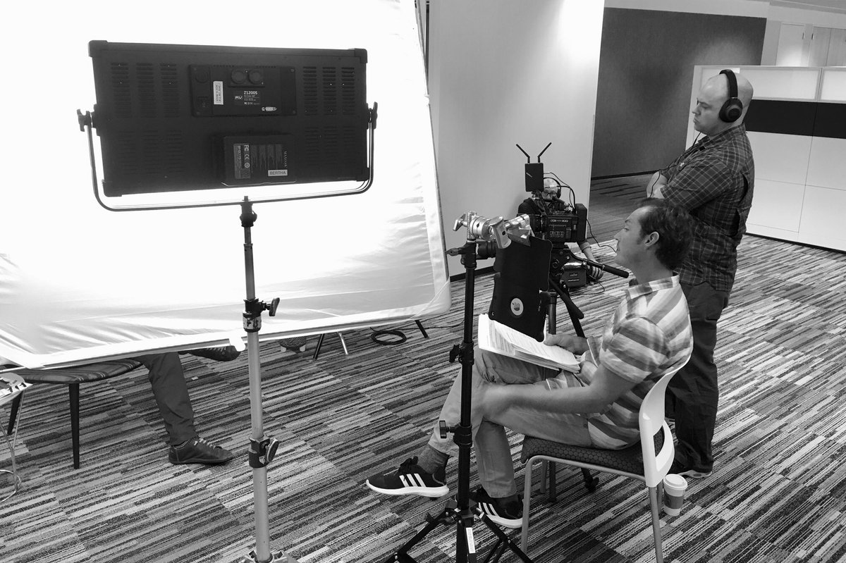 aofilmworks's tweet photo. Onset with these guys today. #gripforaday #lighting #advantagegrip @fvlightingusa #talkingheads #portraitlighting #softlight #flagshow #mixedlighting #Minneapolis #production https://t.co/D3JE9g59LS