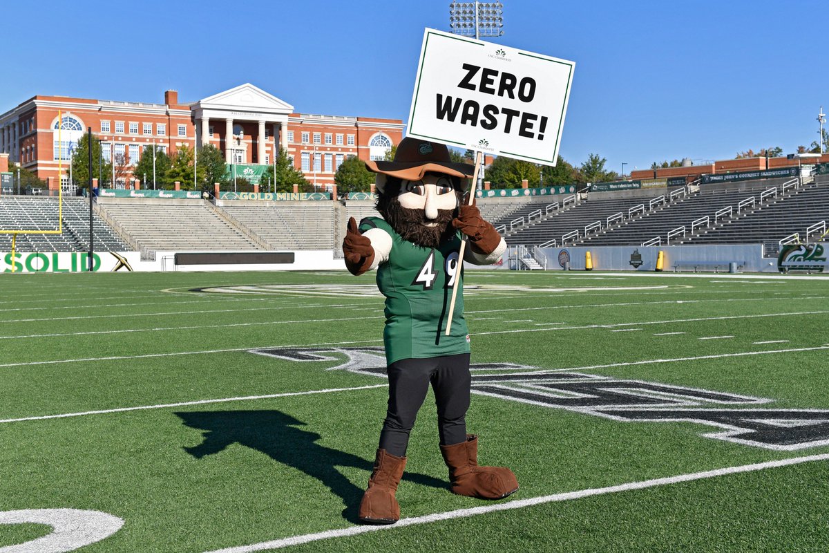 Need to log some volunteer hours before the semester ends? We have you covered! We need students to help with our Zero Waste Spring Game this Saturday (4/21)! There are 3 different shifts/tasks that you can choose from. #UNCC #EarthMonth 
To sign up: goo.gl/forms/XOJLhiX9…