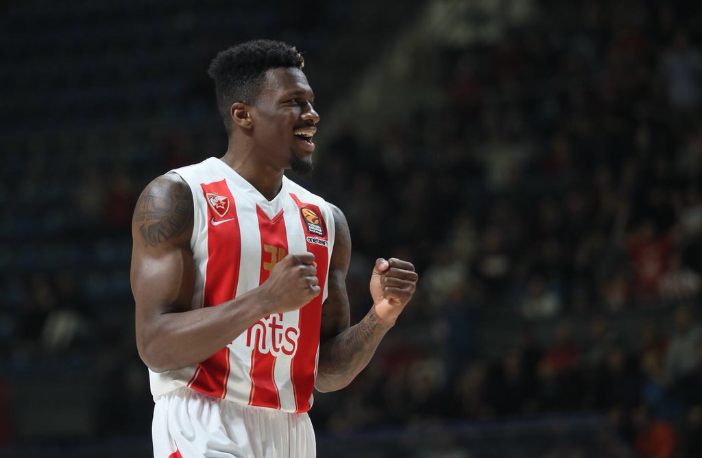 canadiankidDJE's tweet photo. Thank you @kkcrvenazvezda! And let’s finish business @BasketZaragoza #TheJourneyContinues https://t.co/eU13ffbxlw