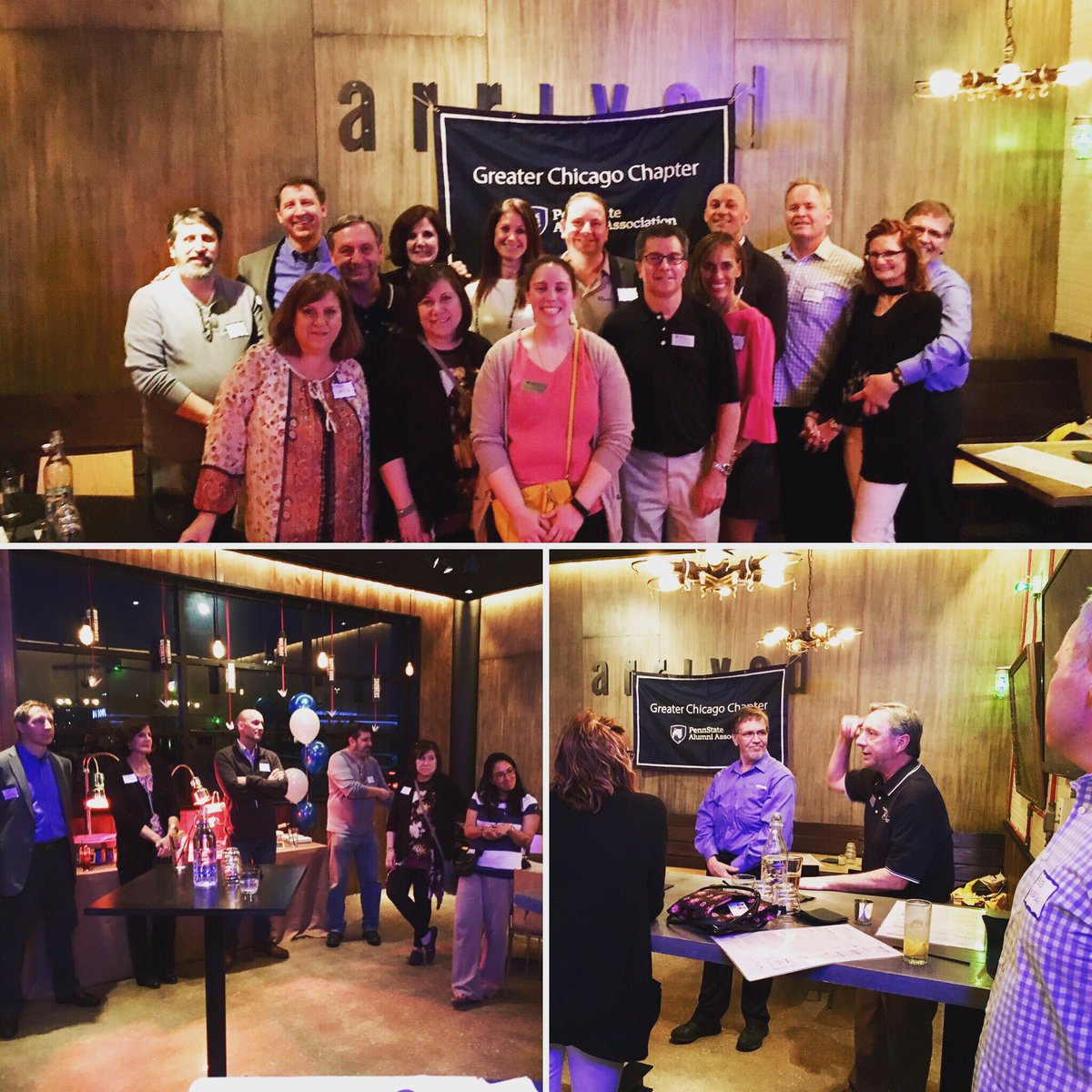 PSUChicago's tweet photo. Thanks to @Tokio_Pub for hosting our Parent/Alumni mixer on Thursday! The night consisted of excellent conversations and networking between parents and @PennStateAlums. #WeAre https://t.co/tO7lpWX0A8