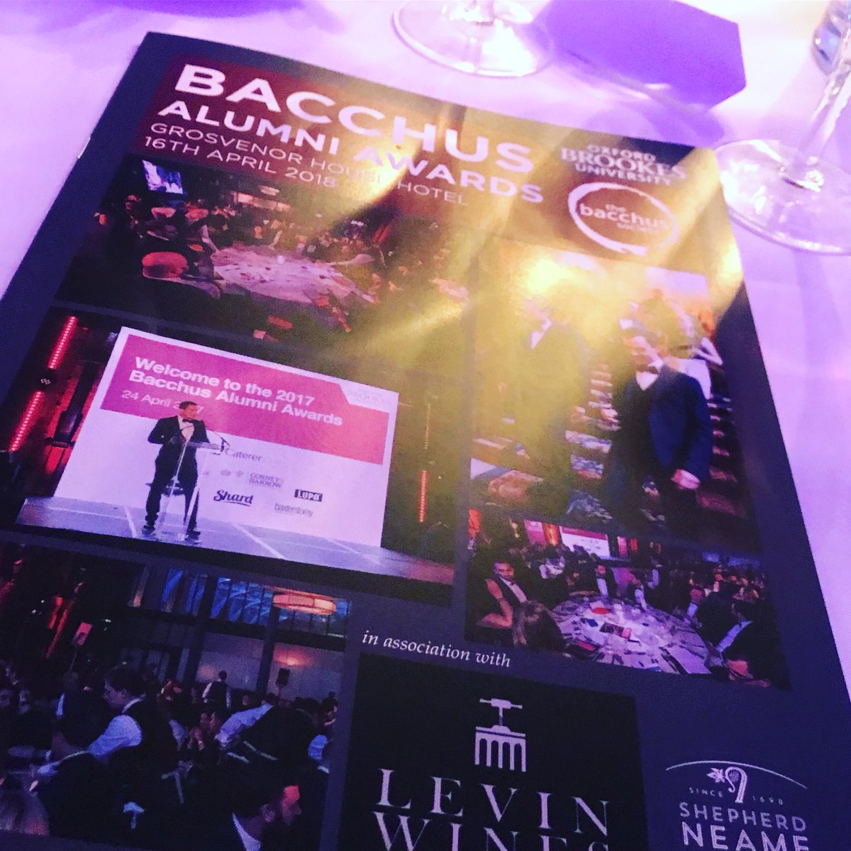 SalonEdesia's tweet photo. What a terrific evening, congratulations to all the nominees and winners creating great developments and inspiration within the #hospitalityindustry @bacchusoxford @brookesOSHM  @oxford_brookes thank you @grosvenorhouselondon https://t.co/jCMFqHwYFN
