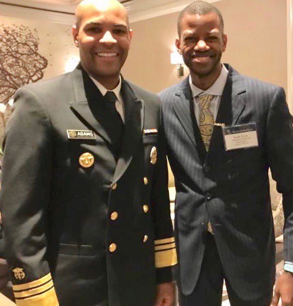 AmerMedicalAssn's tweet photo. Booker T. Washington award recipient, @JeromeAdamsMD, and @tapkidmd are ardent supporters of #DrsBackToSchool; which sends doctors into schools to encourage minority youth to consider careers as physicians.
Learn how you can get involved: https://t.co/e5p3iVia9X #NMQFSummit https://t.co/UUCRAUx76a