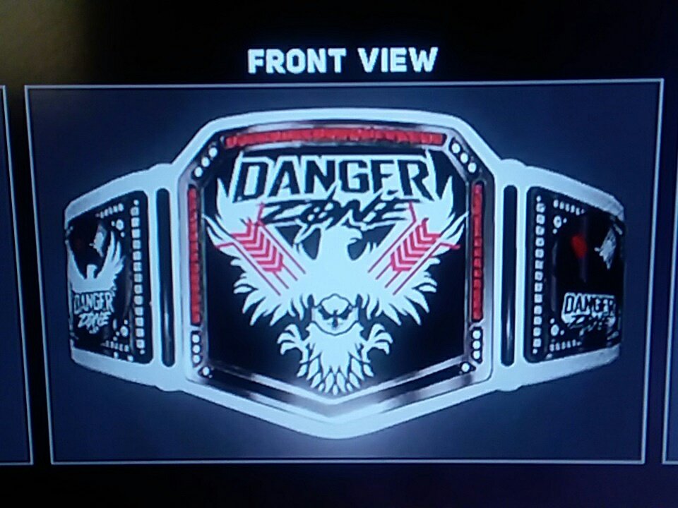 ViperAssassin20's tweet photo. @thechrisdenker I found this on the WWE 2k18 Community Creations and I found The Danger Zone Championship #LostTitle #WWE2K18 https://t.co/KIObe6cc3d