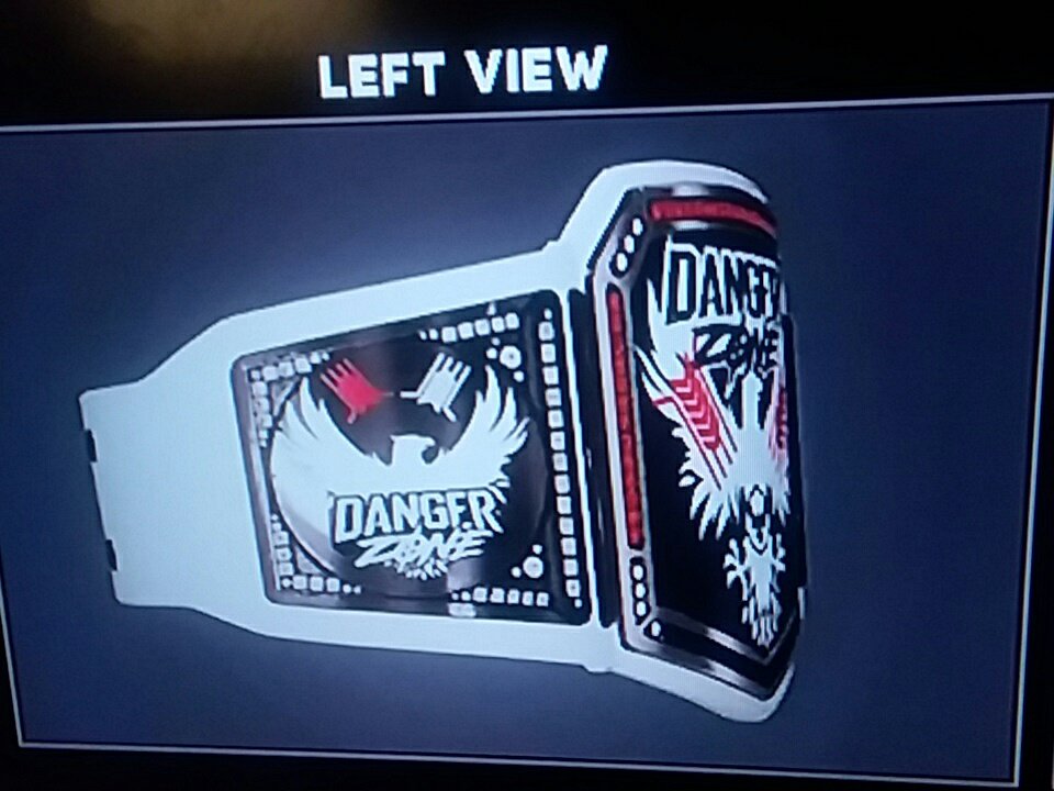 ViperAssassin20's tweet photo. @thechrisdenker I found this on the WWE 2k18 Community Creations and I found The Danger Zone Championship #LostTitle #WWE2K18 https://t.co/KIObe6cc3d