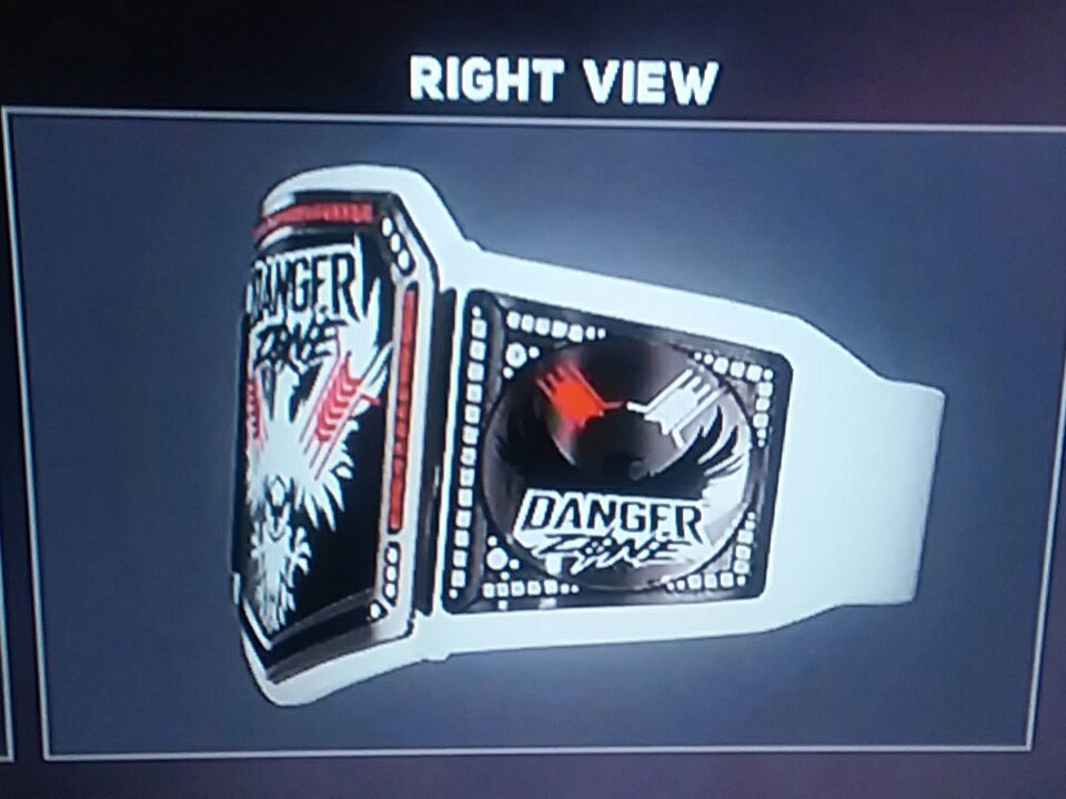 ViperAssassin20's tweet photo. @thechrisdenker I found this on the WWE 2k18 Community Creations and I found The Danger Zone Championship #LostTitle #WWE2K18 https://t.co/KIObe6cc3d