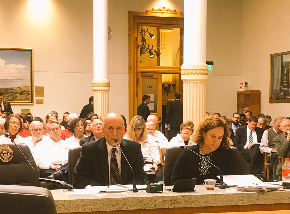 leslieherod's tweet photo. .@GovofCO representative testifies in support of #savePERA. Biggest take awayβlots of moving parts w/so many amendments. We must make sure that we have a plan that balances the multiple priorities (age of retirement, COLA etc). #coleg https://t.co/LxTqWw6q90