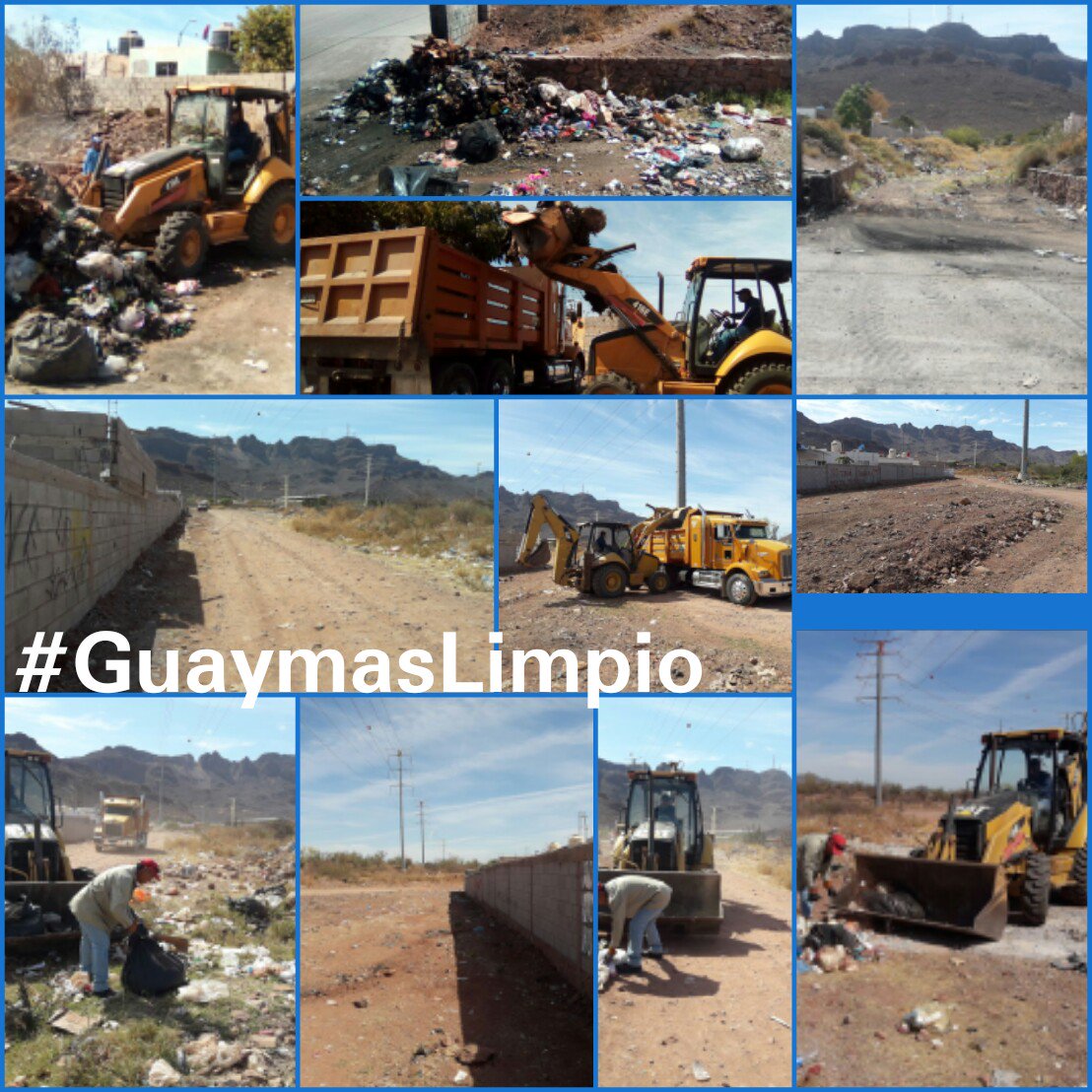 LicPipoBarreraG's tweet photo. #GuaymasLimpio
Hoy en el Norte. Los fraccionamientos. San Sebastian. Y Ocotillo pasaron a formar parte de las tareas de limpieza de la #DSPM Tal y como se anuncio. No se va bajar la guardia y se va mantener el orden en esta labor. Es importante el apoyo de los ciudadanos. https://t.co/DbUXz4tAmM