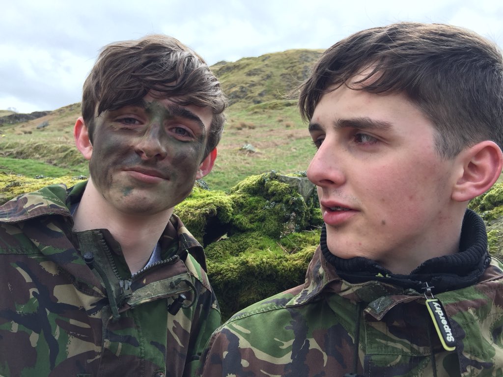 LCWC_Sport's tweet photo. Sometimes less is more... learning the art of camouflage @lakescollege @LANCS_REGT https://t.co/xhvNRWcxUL