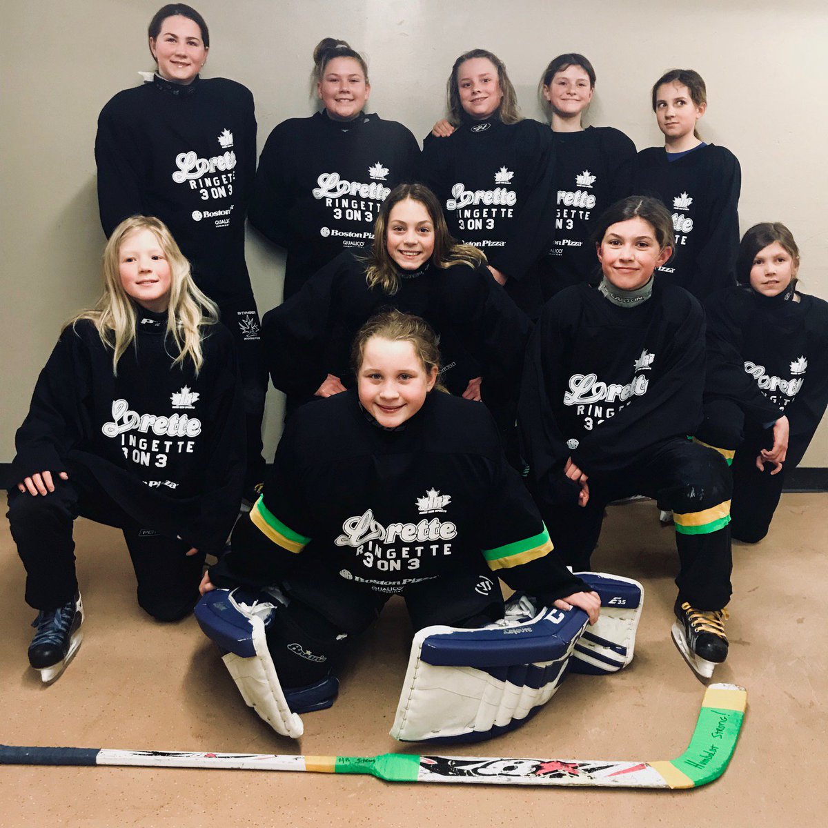 LoretteRingette's tweet photo. @LoretteRingette 3 on 3 #Ringette Tournament U12 Royals Firecrackers show thier support for #HumboldtBroncos players, familes amd community @ringettecanada @MBRingette @wpgringette #HumboldtStrong https://t.co/b6gU6FL1GS