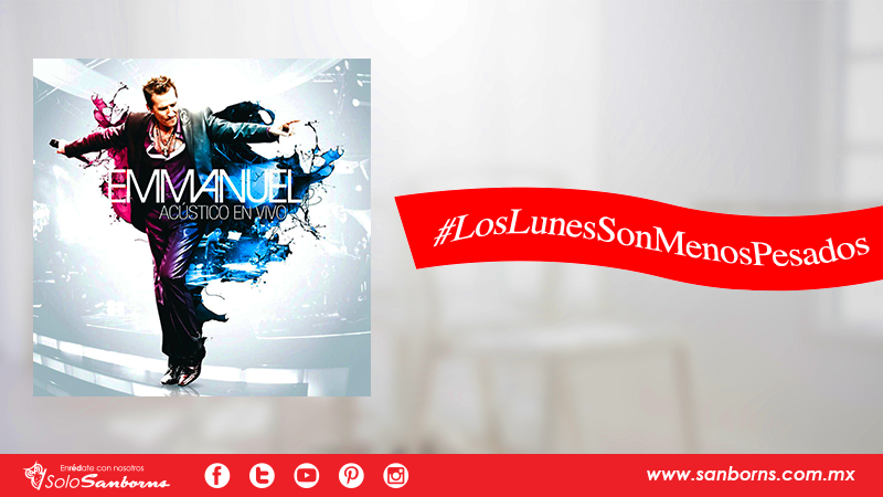 solosanborns's tweet photo. #LosLunesSonMenosPesados escuchando a @emmanueloficial, celebra su cumpleaños escuchando sus éxitos. @emmanuelfans 👉 https://t.co/DppJHG7Kub https://t.co/TI4oiLL9aU