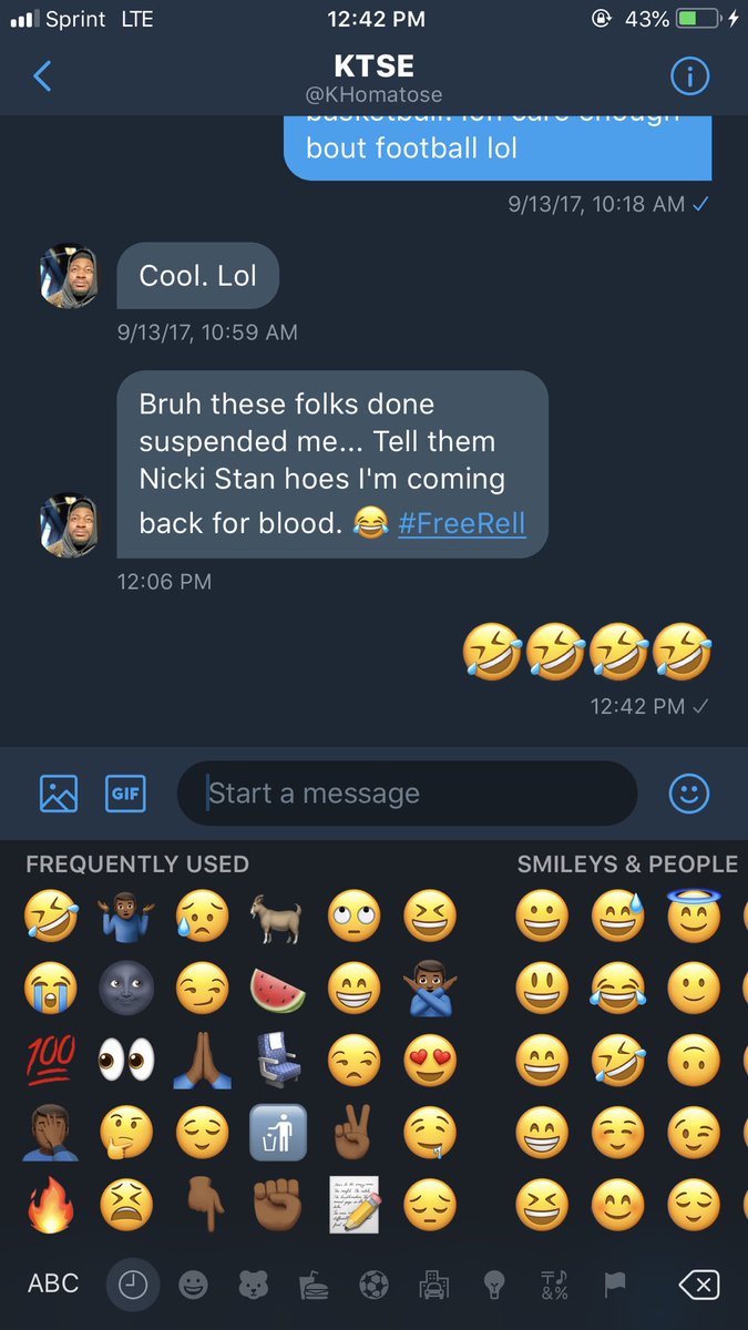 Javoris's tweet image. Hell naw. 😂 RT @KingShawn901: Nicki fans got my boy out of here #FreeRell