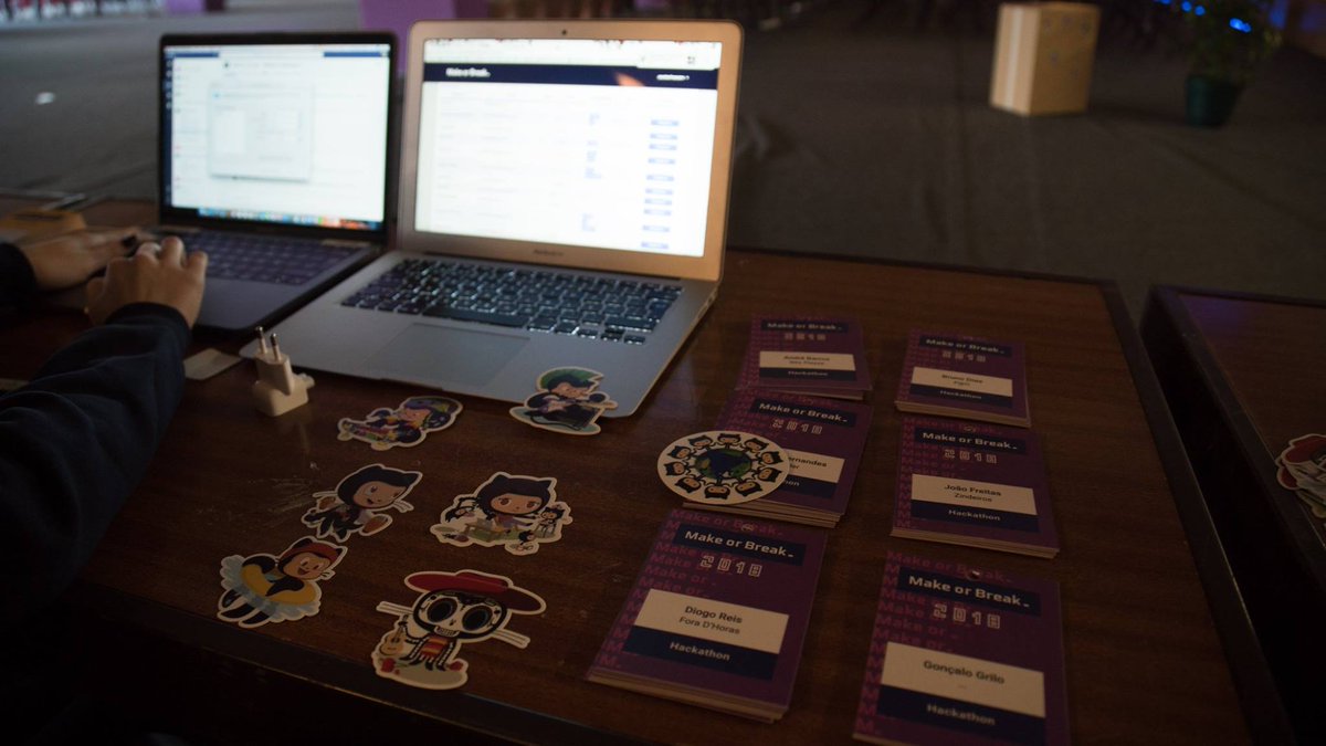 makeorbreakio's tweet photo. The fine people from @github managed to get us some extra swag for your goodie bags AND licenses for the hackathon and AI competition winners so show them some love, y'all! https://t.co/MZlK7wOBQd